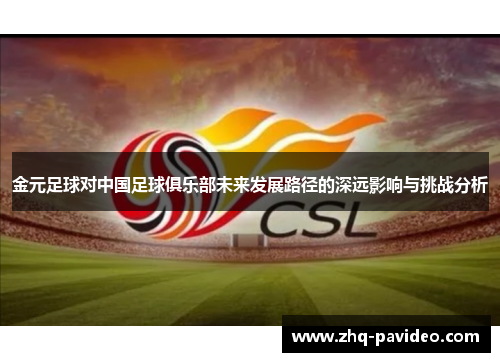金元足球对中国足球俱乐部未来发展路径的深远影响与挑战分析